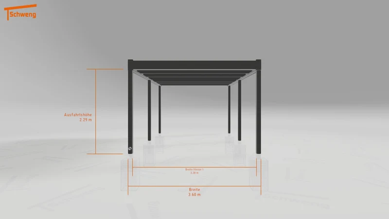 #AT Schweng Flachdachcarport C600 (ID dvzmpx)