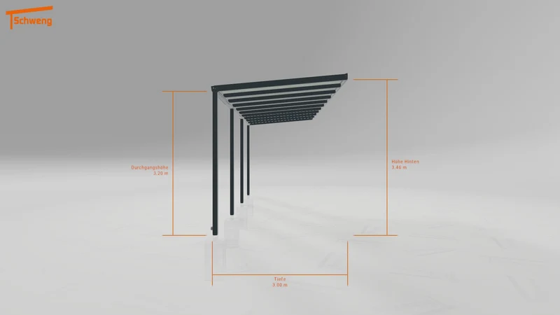 #DE Schweng Pultdachcarport S350 (ID w3x9ky) #MTG