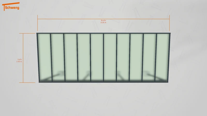 #DE Schweng Pultdachcarport S350 (ID w3x9ky) #MTG