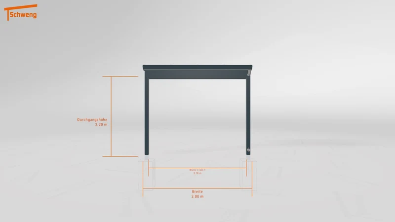 #DE Schweng Terrassenüberdachung S350 (ID 42wn72)