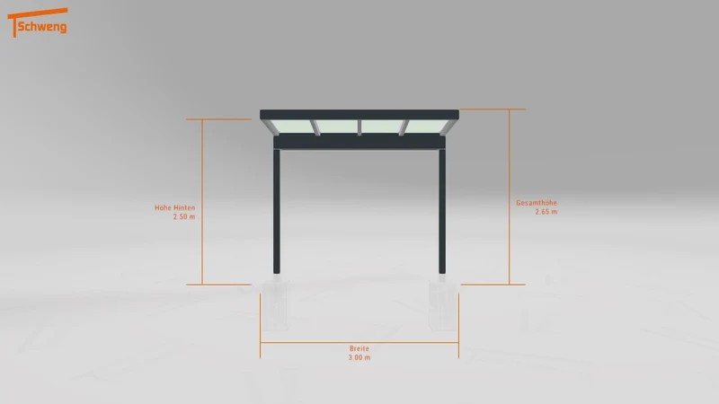 #DE Schweng Terrassenüberdachung S350 (ID 42wn72)