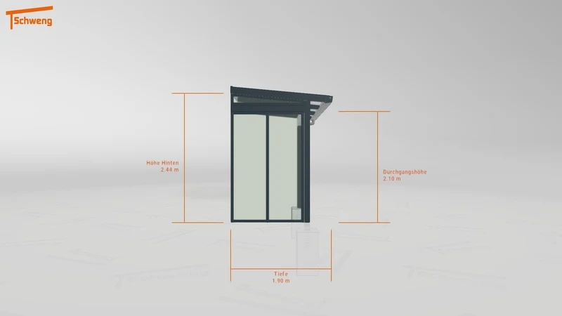 #DE Schweng Terrassenüberdachung S350 (ID n5mpmj)