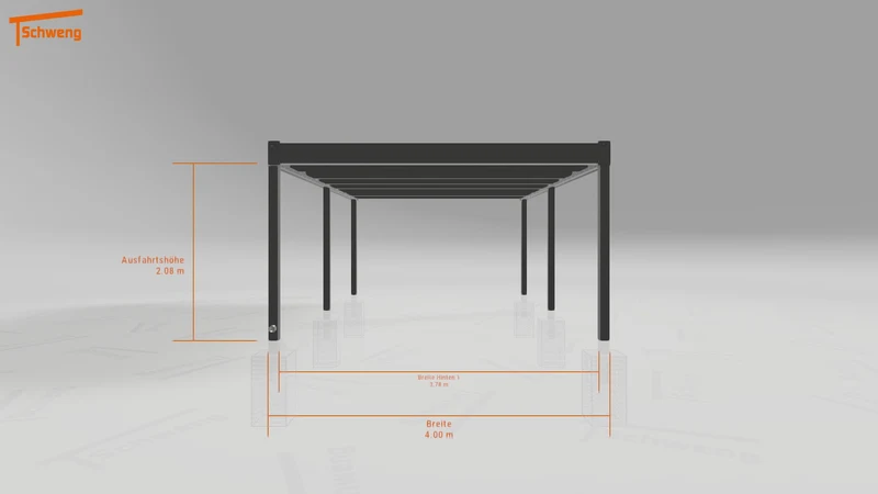 #DE Schweng Flachdachcarport C600 (ID mj2z5v) #MTG