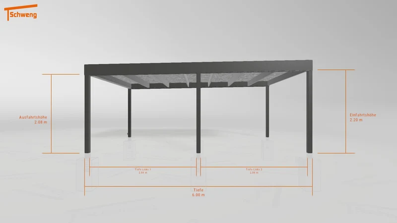 #DE Schweng Flachdachcarport C600 (ID mj2z5v) #MTG
