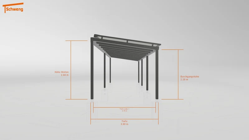 #DE Schweng Terrassenüberdachung S400 (ID zbwnj9)