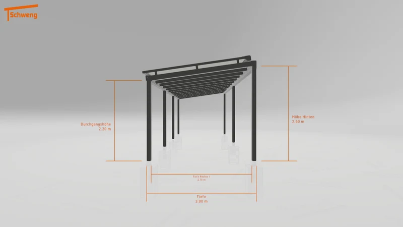 #DE Schweng Terrassenüberdachung S400 (ID zbwnj9)