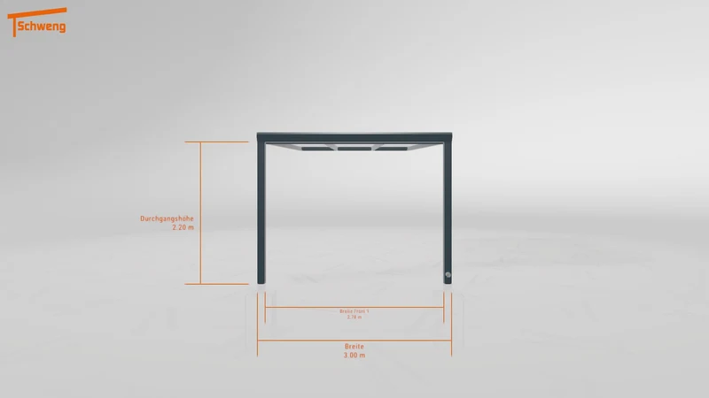 #DE Schweng Pultdachcarport S400 (ID 2q8r57)
