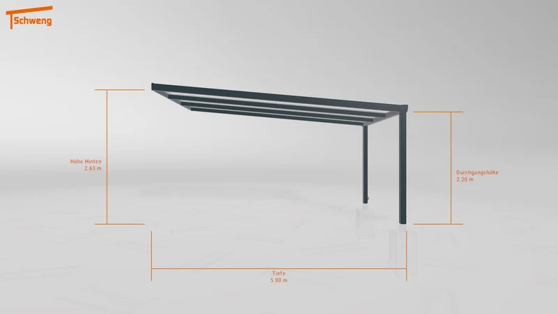 #DE Schweng Pultdachcarport S400 (ID 2q8r57)