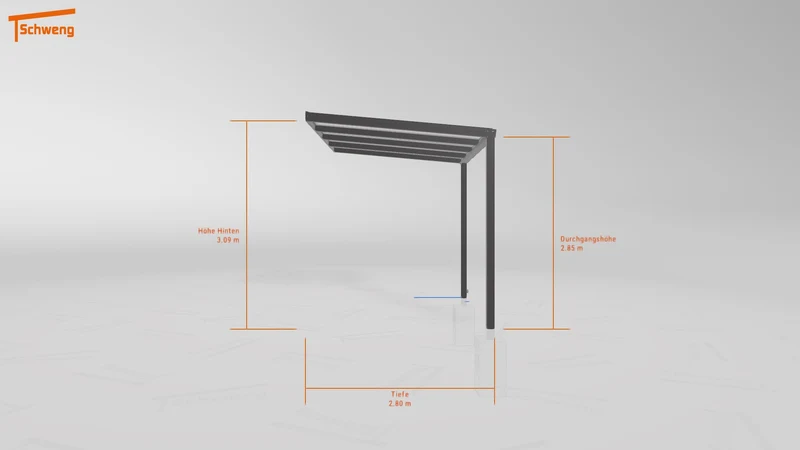 #DE Schweng Terrassenüberdachung S350 (ID n5mb93)