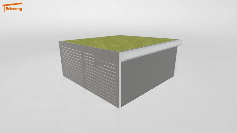 #DE Schweng Flachdachcarport C600+ (ID 85pwzx) #MTG
