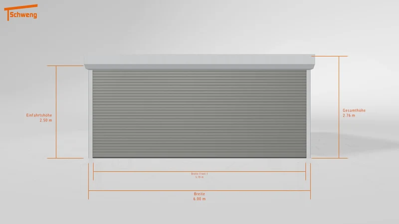 #DE Schweng Flachdachcarport C600+ (ID 85pwzx) #MTG