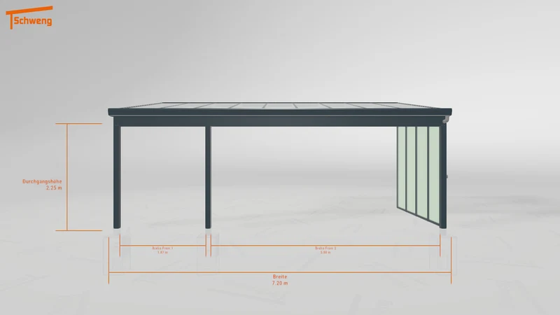 #DE Schweng Terrassenüberdachung S400 (ID 77b837)