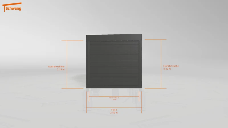 #DE Schweng Flachdachcarport C600 (ID 42wdy7) #MTG