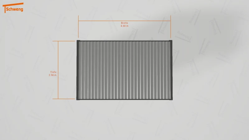 #DE Schweng Flachdachcarport C600 (ID 42wdy7) #MTG