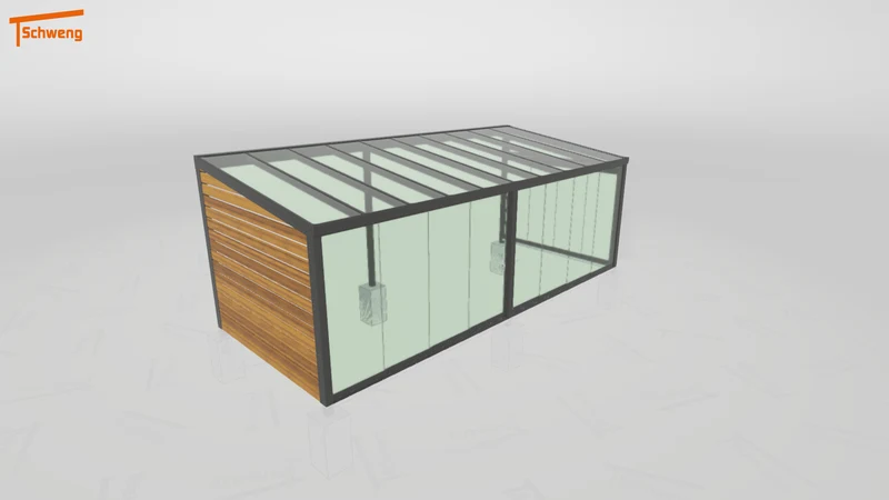 #DE Schweng Terrassenüberdachung S400 (ID 2qb477)