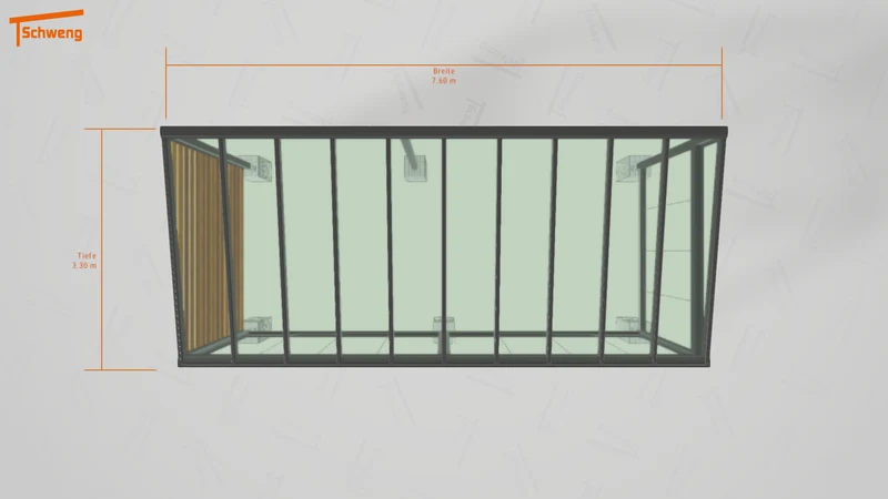 #DE Schweng Terrassenüberdachung S400 (ID 2qb477)