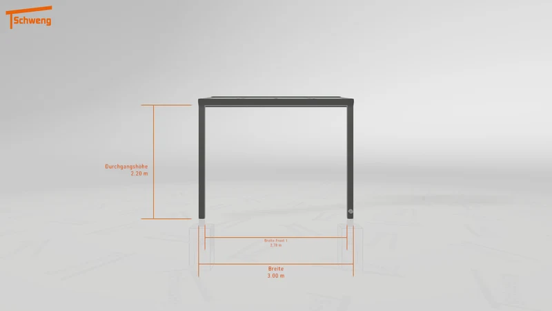 #DE Schweng Terrassenüberdachung S350 (ID jjrm27)