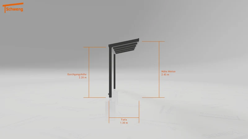 #DE Schweng Terrassenüberdachung S350 (ID jjrm27)