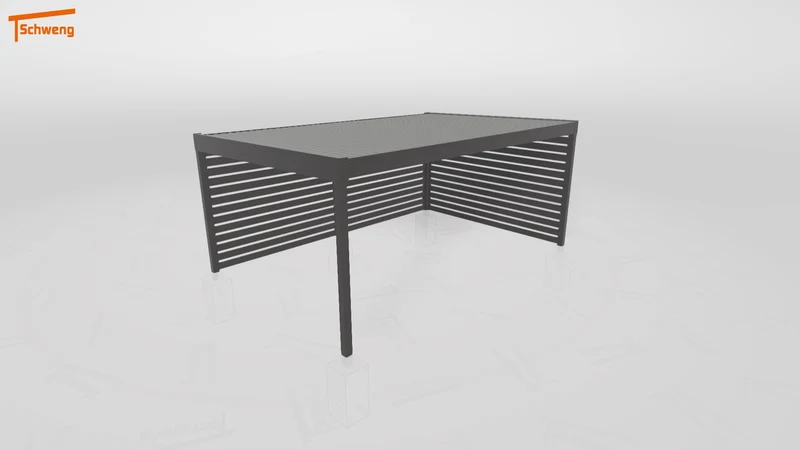 #DE Schweng Flachdachcarport C600+ (ID 857zmx) #MTG