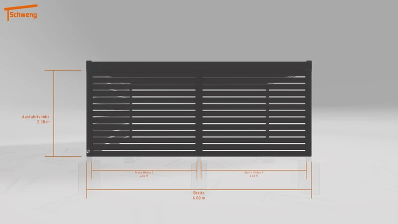 #DE Schweng Flachdachcarport C600+ (ID 857zmx) #MTG