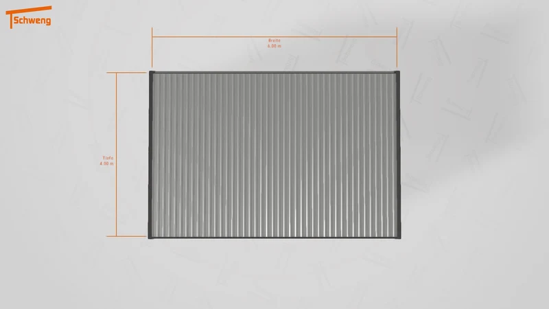 #DE Schweng Flachdachcarport C600+ (ID 857zmx) #MTG