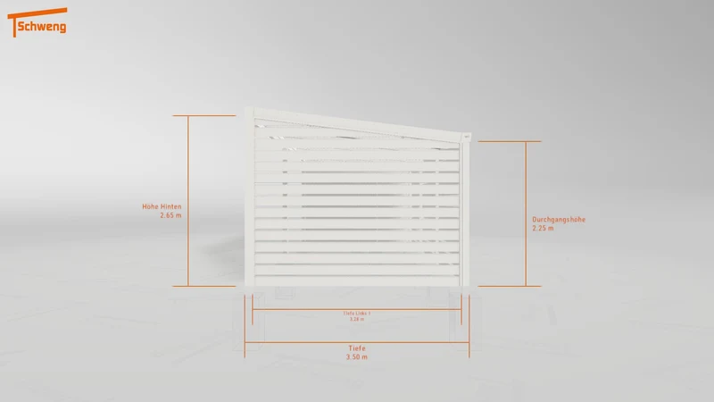 #DE Schweng Pultdachcarport S400 (ID 857zn7) #MTG