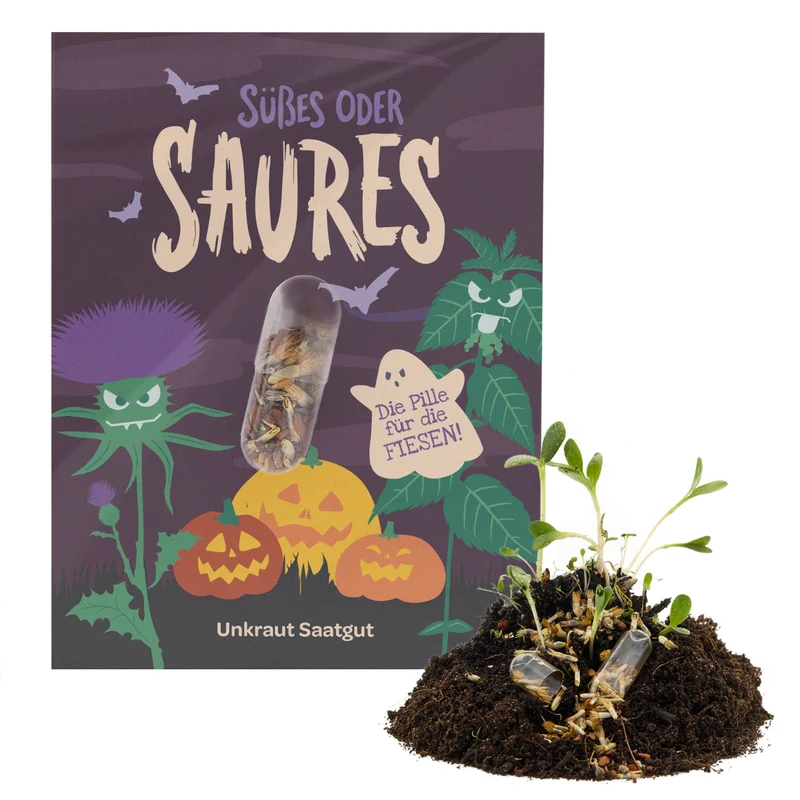 Saatgut 'Süßes oder Saures' | Halloween Saatpille 'Saures'