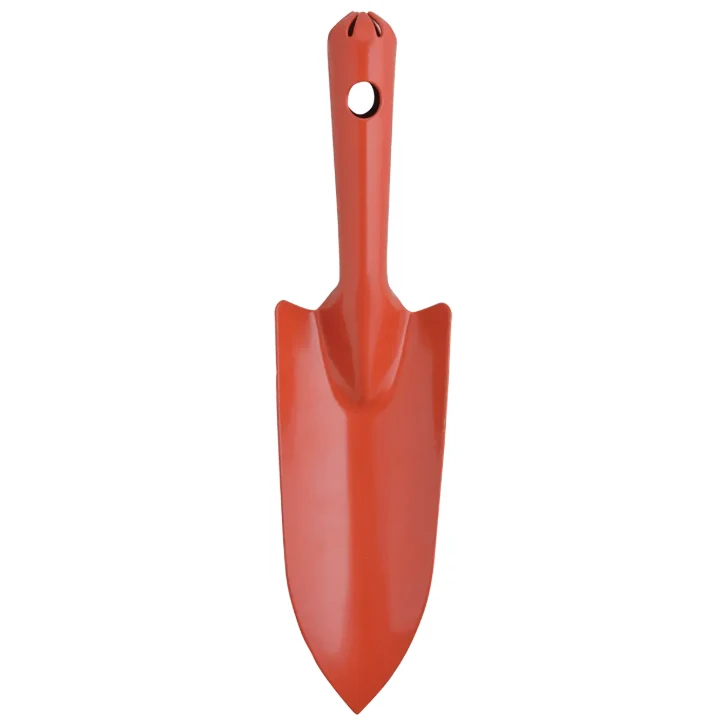 Kleine Blumenkelle aus Stahl | Rote Pflanzkelle 20,2 cm
