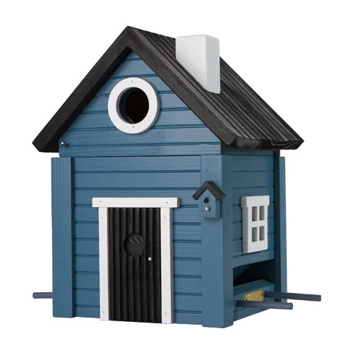 Nistkasten & Futterhaus in einem stilvollen Design | Blau