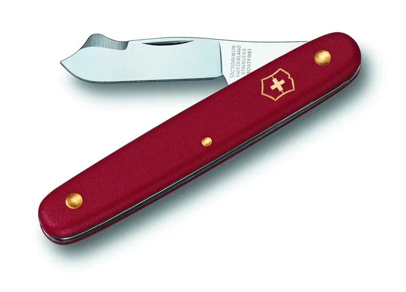 Victorinox 3.9040 spitzes Okuliermesser mit Rindenlöser