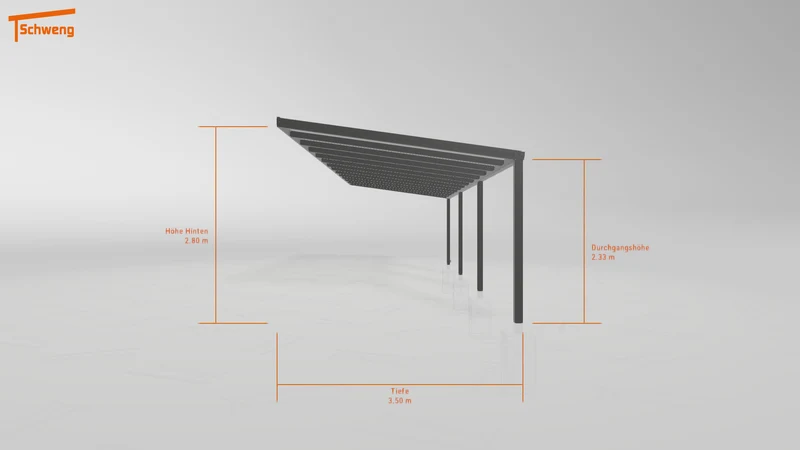 #DE Schweng Terrassenüberdachung S350 (ID 42vqm9)