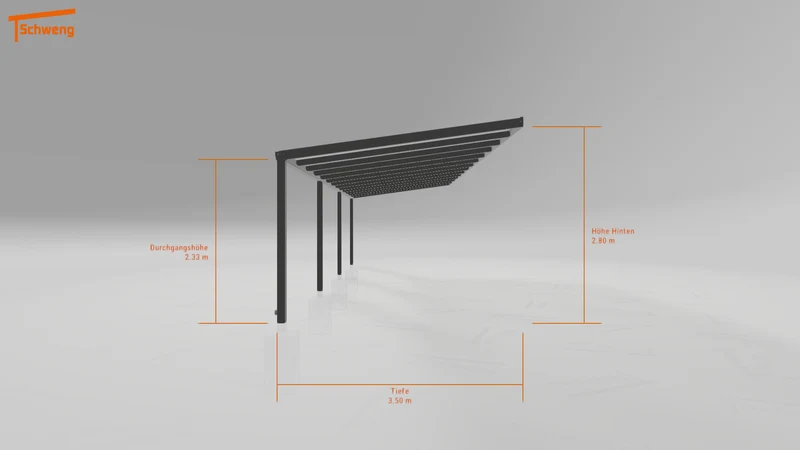 #DE Schweng Terrassenüberdachung S350 (ID 42vqm9)