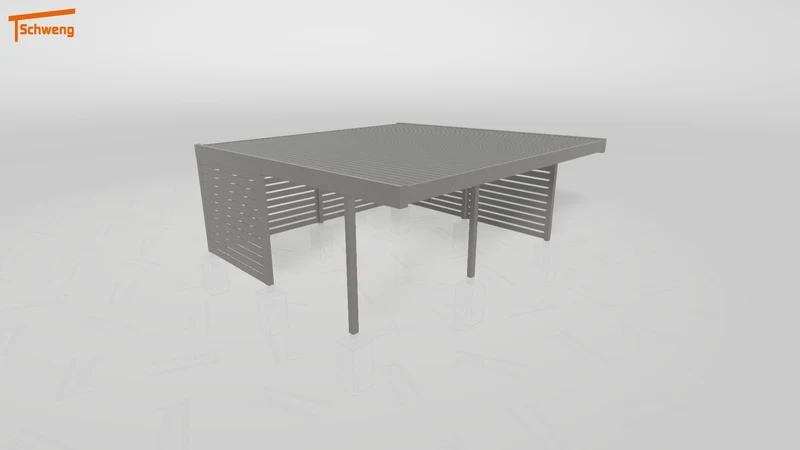 #DE Schweng Flachdachcarport C600 (ID qd27z8) #MTG