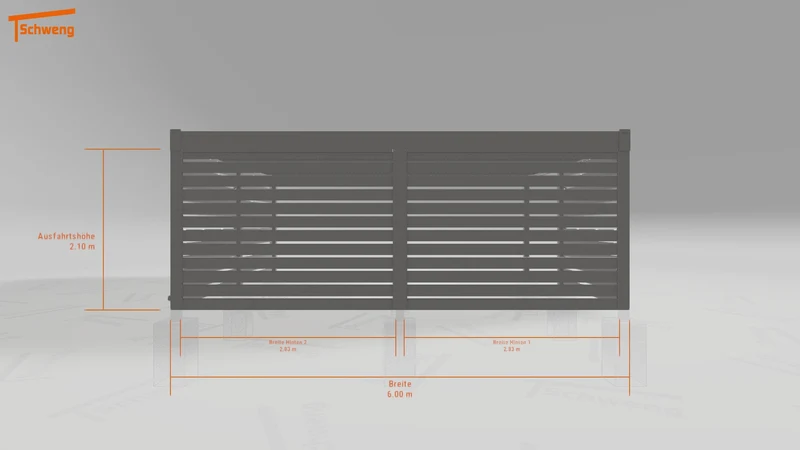#DE Schweng Flachdachcarport C600 (ID qd27z8) #MTG