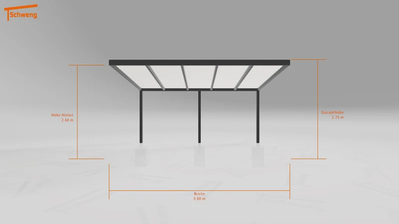 #DE Schweng Pultdachcarport S350 (ID mjrk9g)