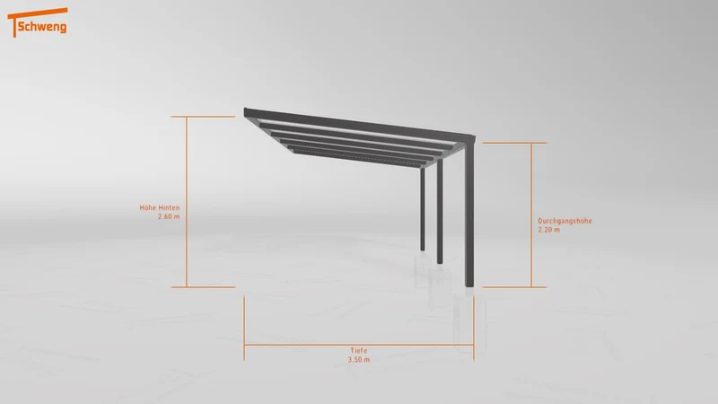 #DE Schweng Pultdachcarport S350 (ID mjrk9g)