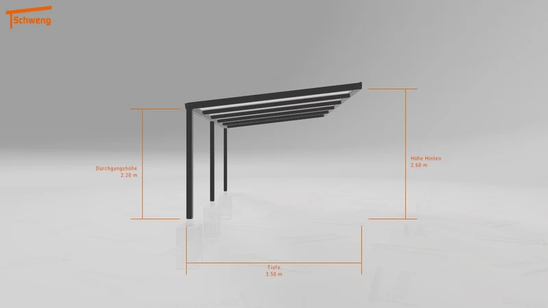 #DE Schweng Pultdachcarport S350 (ID mjrk9g)