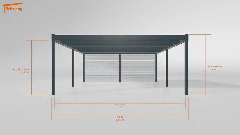 #DE Schweng Flachdachcarport C600 (ID 857zp5) #MTG