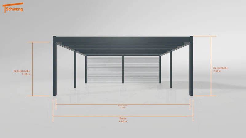 #DE Schweng Flachdachcarport C600 (ID yg7m74) #MTG