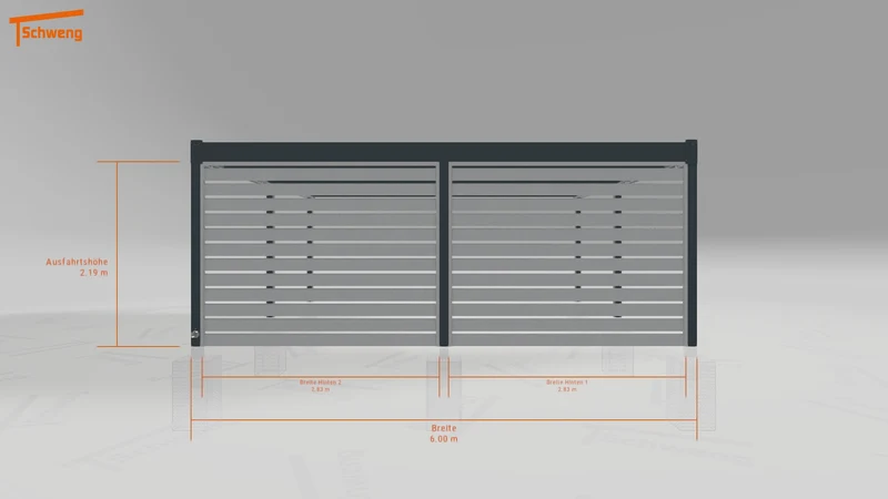 #DE Schweng Flachdachcarport C600 (ID yg7m74) #MTG