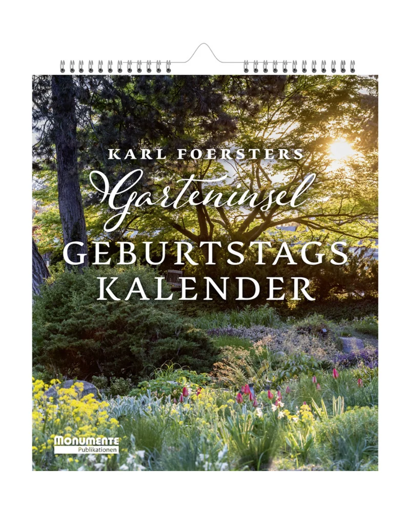 Geburtstagskalender Karl Foerster