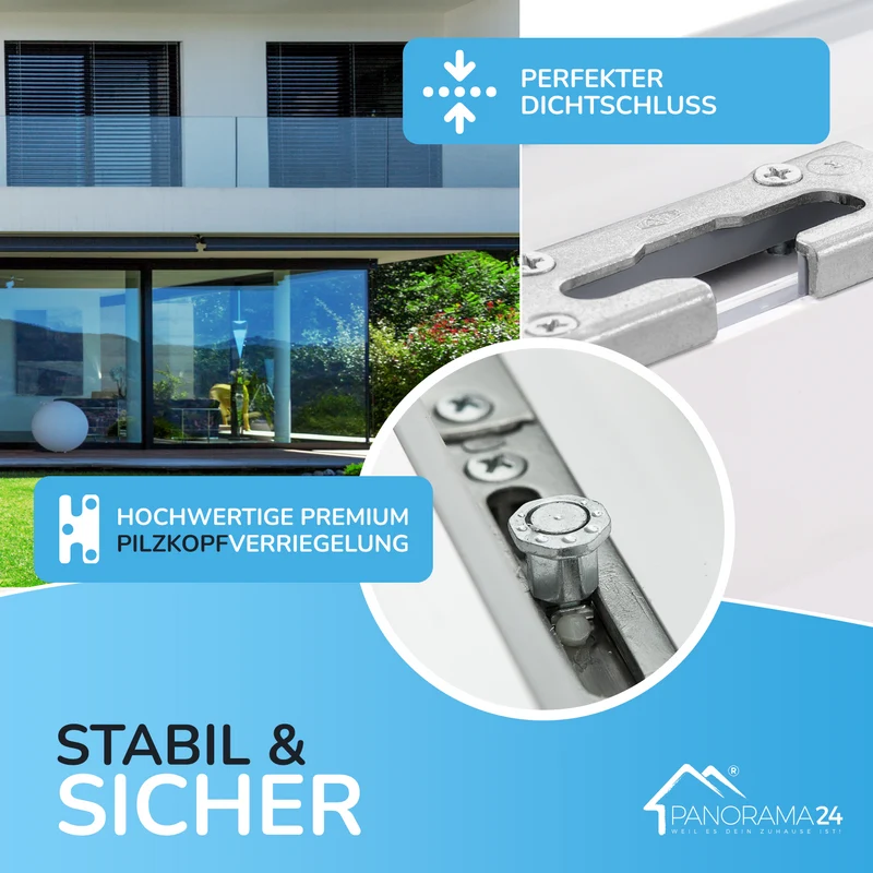 P24® Kellerfenster Kunststofffenster 2-fach 70mm Proline, weiß
