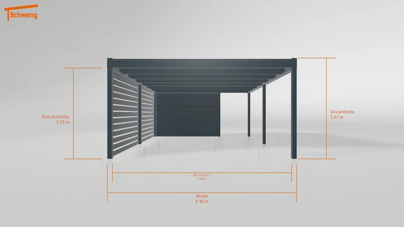 #DE Schweng Flachdachcarport C600 (ID dvnym7) #MTG