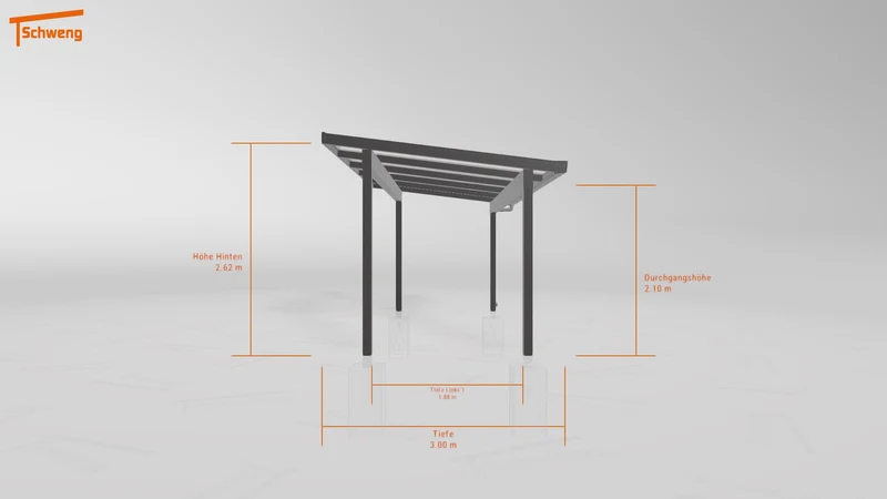 #DE Schweng Pultdachcarport S400 (ID n5mpwr) #MTG