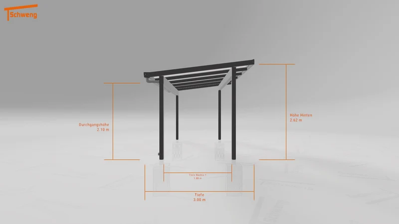 #DE Schweng Pultdachcarport S400 (ID n5mpwr) #MTG