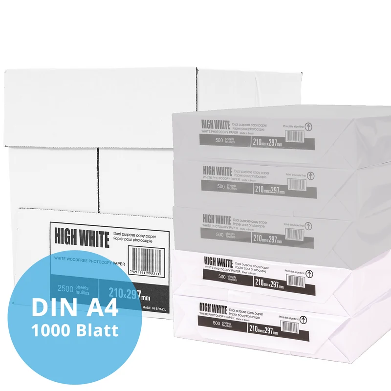Belko® Kopierpapier Druckerpapier, DIN A4 weiß (Menge wählbar)