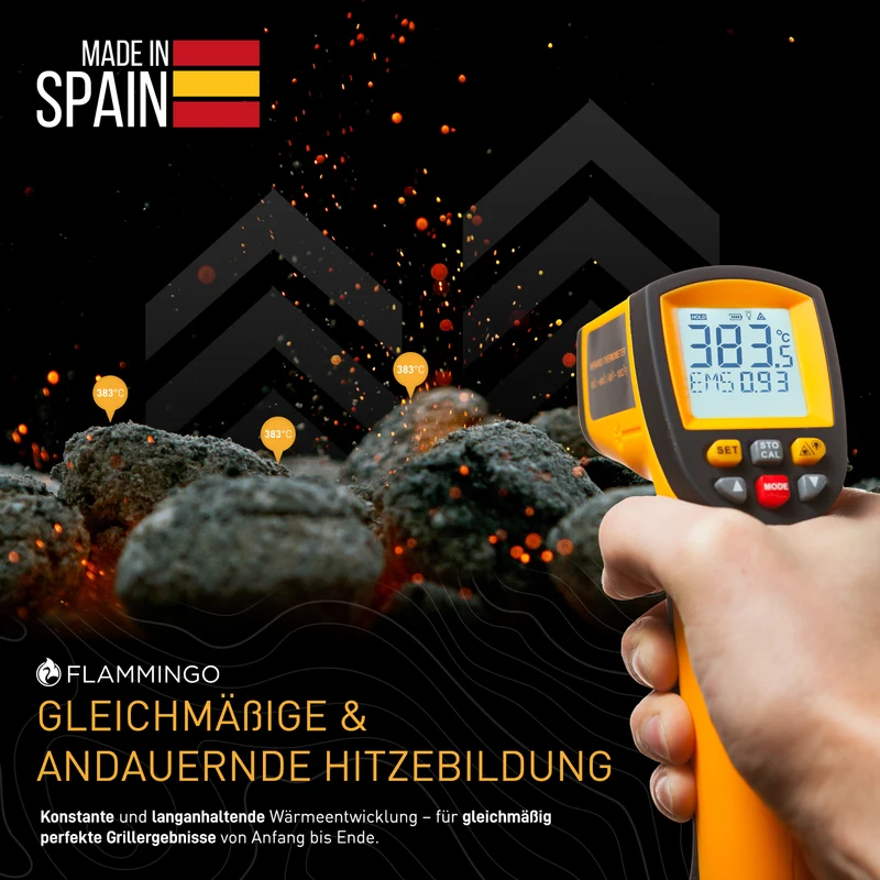 Flammingo® Holzkohlebriketts, 27kg in Papiersack