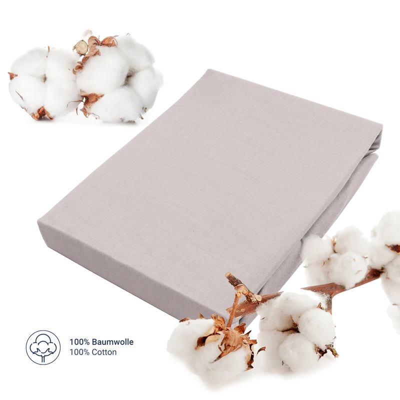 levandor® Spannbettlaken aus 100% Baumwolle (Farben & Größen wählbar)