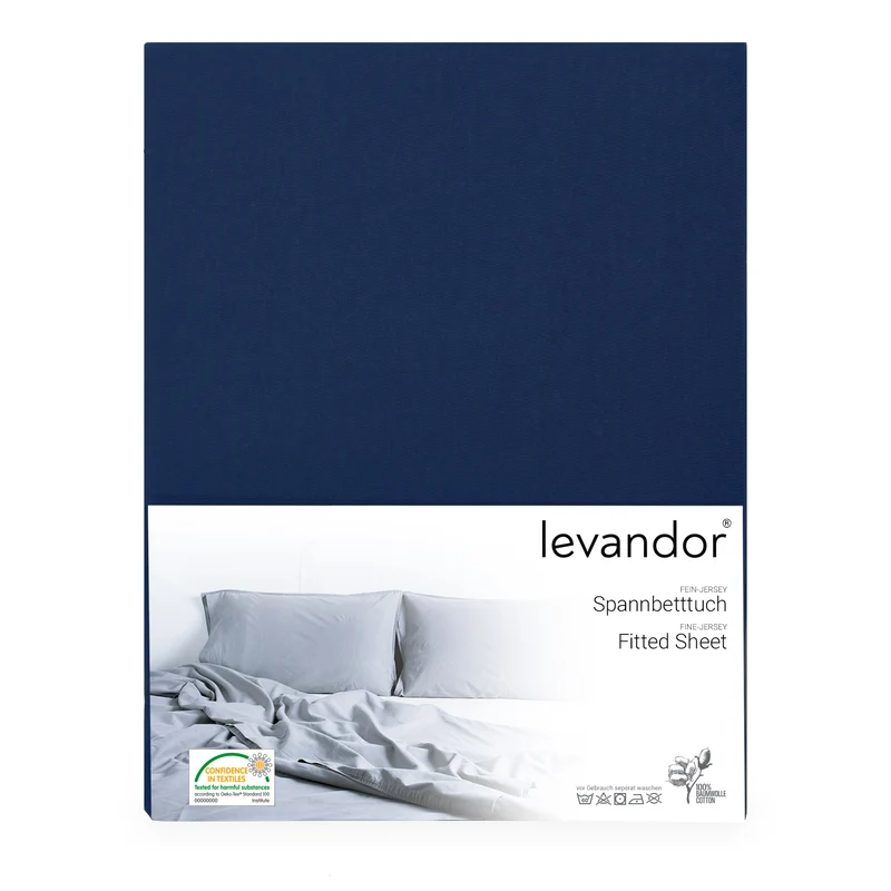 levandor® Spannbettlaken aus 100% Baumwolle (Farben & Größen wählbar)