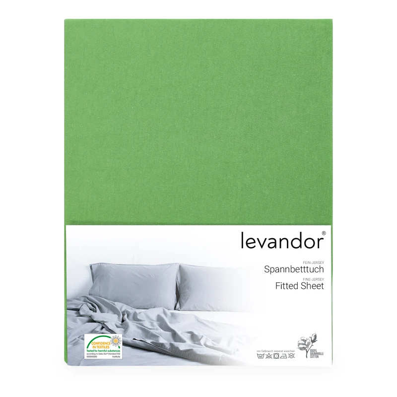 levandor® Spannbettlaken aus 100% Baumwolle (Farben & Größen wählbar)